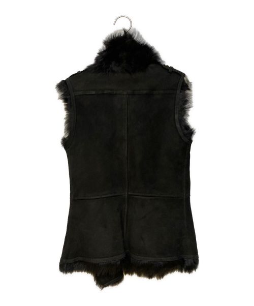 BURBERRY（バーバリー）BURBERRY (バーバリー) ムートンベスト ブラック サイズ:36 未使用品の古着・服飾アイテム