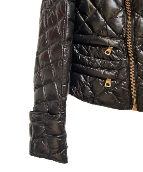 BALMAIN（バルマン）BALMAIN (バルマン) 2WAYジップキルティングジャケット ブラック サイズ:36の古着・服飾アイテム