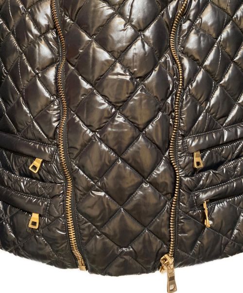 BALMAIN（バルマン）BALMAIN (バルマン) 2WAYジップキルティングジャケット ブラック サイズ:36の古着・服飾アイテム