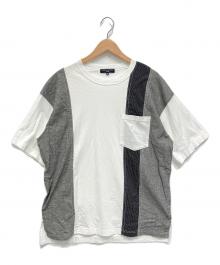 COMME des GARCONS HOMME（コムデギャルソン オム）の古着「切替Ｔシャツ」｜ホワイト