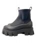 PRADA (プラダ) 23AW モノリス Re-Nylon ギャバジンブーツ ブラック サイズ:8：138000円