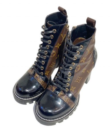 ルイヴィトン ブーツ スタートレイル 35 中古・古着通販】LOUIS VUITTON (ルイ ヴィトン) スタートレイルライン