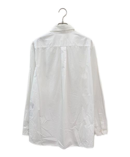 MIU MIU（ミュウミュウ）MIU MIU (ミュウミュウ) コットンポプリンブラウス ホワイト サイズ:41の古着・服飾アイテム