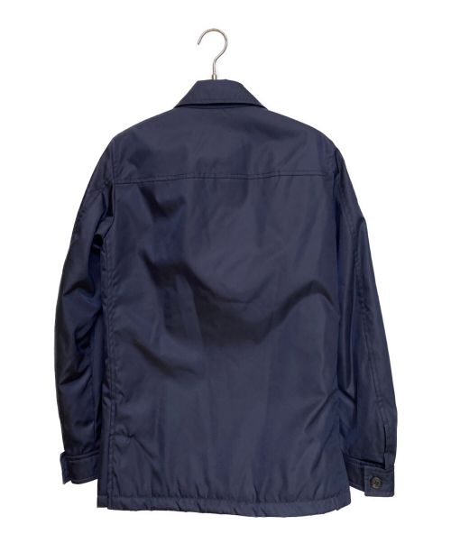 PRADA（プラダ）PRADA (プラダ) ジップアップナイロンブルゾン ネイビー サイズ:40 未使用品の古着・服飾アイテム