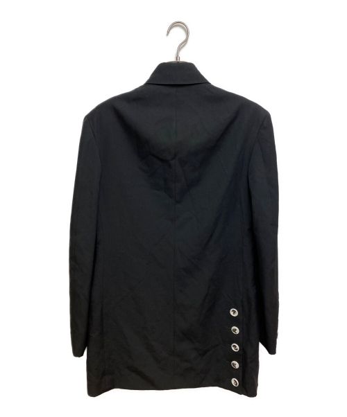 Yohji Yamamoto pour homme（ヨウジヤマモト プールオム）Yohji Yamamoto pour homme (ヨウジヤマモト プールオム) 白釦ジャケット ブラック サイズ:2の古着・服飾アイテム