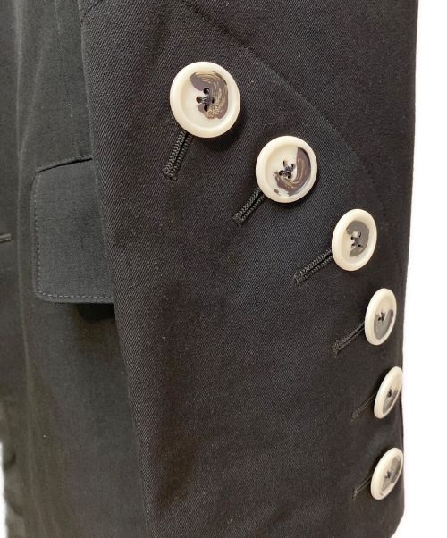 Yohji Yamamoto pour homme（ヨウジヤマモト プールオム）Yohji Yamamoto pour homme (ヨウジヤマモト プールオム) 白釦ジャケット ブラック サイズ:2の古着・服飾アイテム