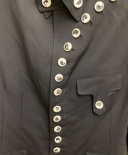 Yohji Yamamoto pour homme（ヨウジヤマモト プールオム）Yohji Yamamoto pour homme (ヨウジヤマモト プールオム) 白釦ジャケット ブラック サイズ:2の古着・服飾アイテム