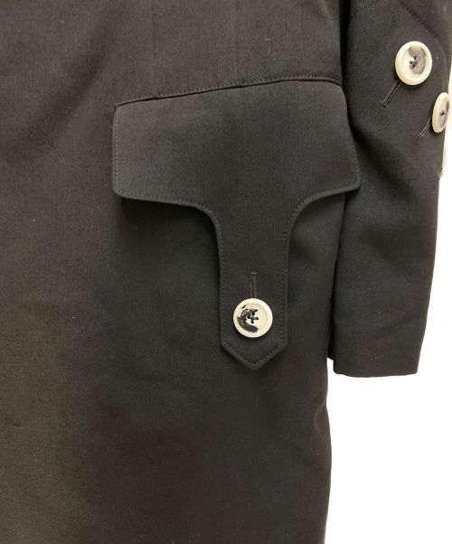 Yohji Yamamoto pour homme（ヨウジヤマモト プールオム）Yohji Yamamoto pour homme (ヨウジヤマモト プールオム) 白釦ジャケット ブラック サイズ:2の古着・服飾アイテム