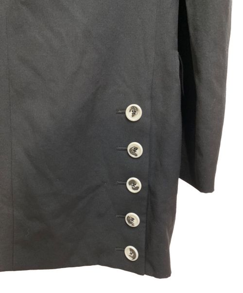 Yohji Yamamoto pour homme（ヨウジヤマモト プールオム）Yohji Yamamoto pour homme (ヨウジヤマモト プールオム) 白釦ジャケット ブラック サイズ:2の古着・服飾アイテム