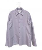 JIL SANDERジルサンダー）の古着「23AW POINTED COLLOR SHIRT POWDER BLUE（ポインテッドカラーシャツパウダーブルー）」｜ライトブルー