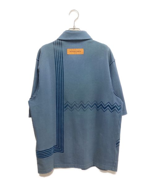 LOUIS VUITTON（ルイ ヴィトン）LOUIS VUITTON (ルイ ヴィトン) 22SS カラコラムフロックプリント半袖シャツ ブルー サイズ:Mの古着・服飾アイテム