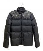 Saint Laurent Parisサンローランパリ）の古着「ヨークスタッズダウンジャケット/14AW/エディ期/Archive」｜ブラック