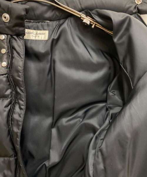 Saint Laurent Paris（サンローランパリ）Saint Laurent Paris (サンローランパリ) ヨークスタッズダウンジャケット/14AW/エディ期/Archive ブラック サイズ:44の古着・服飾アイテム