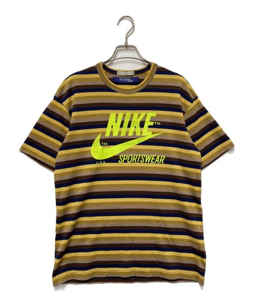 COMME des GARCONS JUNYA WATANABE MAN（コム デ ギャルソン ジュンヤ ワタナベ マン）COMME des GARCONS JUNYA WATANABE MAN (コム デ ギャルソン ジュンヤ ワタナベ マン) NIKE (ナイキ) ダメージロゴＴシャツ ブラウン サイズ:Sの古着・服飾アイテム