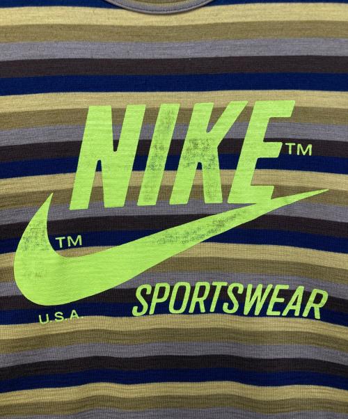 COMME des GARCONS JUNYA WATANABE MAN（コム デ ギャルソン ジュンヤ ワタナベ マン）COMME des GARCONS JUNYA WATANABE MAN (コム デ ギャルソン ジュンヤ ワタナベ マン) NIKE (ナイキ) ダメージロゴＴシャツ ブラウン サイズ:Sの古着・服飾アイテム