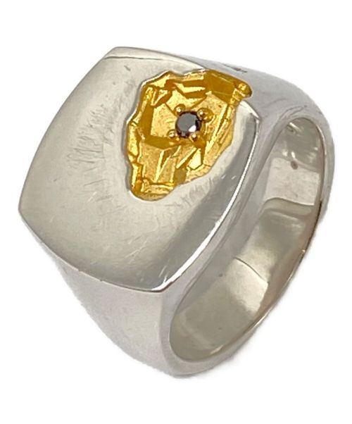 TOM WOOD（トムウッド）TOM WOOD (トムウッド) Mined Ring Large Black Diamond サイズ:Lの古着・服飾アイテム