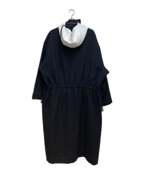 Y's（ワイズ）Y's (ワイズ) LINEN WOOL REVERSIBLE COAT ブラック サイズ:2の古着・服飾アイテム