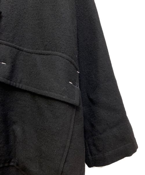 Y's（ワイズ）Y's (ワイズ) LINEN WOOL REVERSIBLE COAT ブラック サイズ:2の古着・服飾アイテム