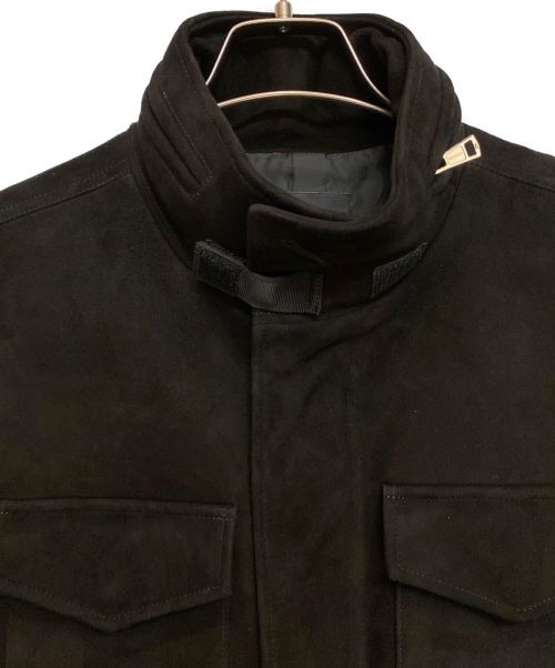 1piu1uguale3（ウノピュウノウグァーレトレ）1piu1uguale3 (ウノ ピゥ ウノ ウグァーレ トレ) M-65 FIELD JACKET ブラック サイズ:3の古着・服飾アイテム