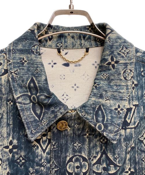 LOUIS VUITTON（ルイ ヴィトン）LOUIS VUITTON (ルイ ヴィトン) 23SS モノグラムテーラードデニムジャケット ネイビー サイズ:54の古着・服飾アイテム