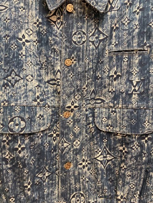 LOUIS VUITTON（ルイ ヴィトン）LOUIS VUITTON (ルイ ヴィトン) 23SS モノグラムテーラードデニムジャケット ネイビー サイズ:54の古着・服飾アイテム