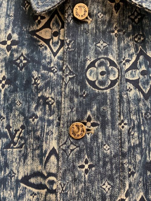 LOUIS VUITTON（ルイ ヴィトン）LOUIS VUITTON (ルイ ヴィトン) 23SS モノグラムテーラードデニムジャケット ネイビー サイズ:54の古着・服飾アイテム
