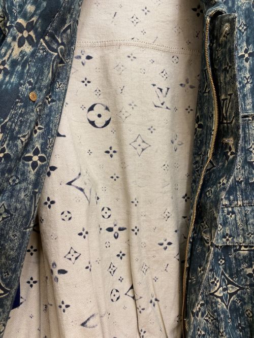 LOUIS VUITTON（ルイ ヴィトン）LOUIS VUITTON (ルイ ヴィトン) 23SS モノグラムテーラードデニムジャケット ネイビー サイズ:54の古着・服飾アイテム