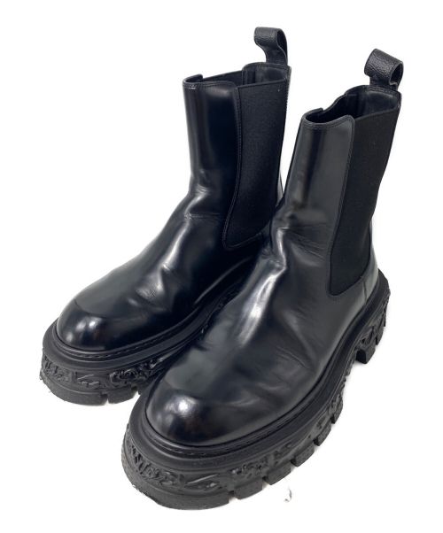 LOUIS VUITTON（ルイ ヴィトン）LOUIS VUITTON (ルイ ヴィトン) LV バロックラインサイドゴアブーツ ブラック サイズ:5 1/2の古着・服飾アイテム