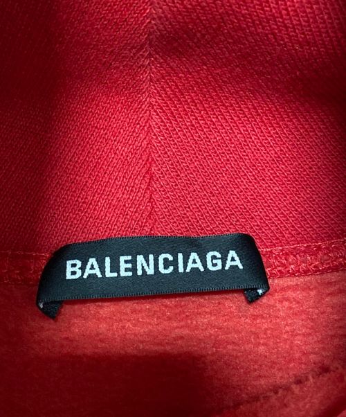 BALENCIAGA（バレンシアガ）BALENCIAGA (バレンシアガ) パーカー レッド サイズ:Sの古着・服飾アイテム