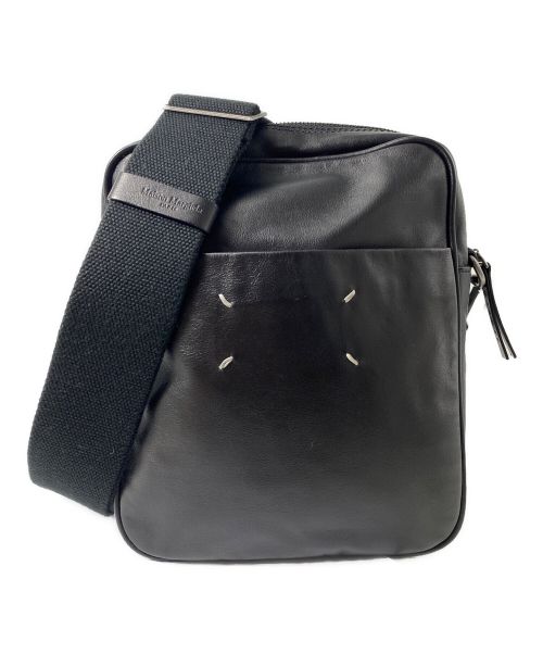 Maison Margiela（メゾンマルジェラ）Maison Margiela (メゾンマルジェラ) レザーショルダーバッグ ブラック サイズ:-の古着・服飾アイテム