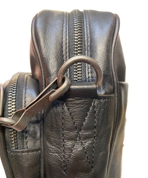 Maison Margiela（メゾンマルジェラ）Maison Margiela (メゾンマルジェラ) レザーショルダーバッグ ブラック サイズ:-の古着・服飾アイテム