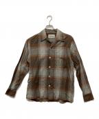 WACKO MARIAワコマリア）の古着「オープンカラーシャツ」｜ブラウン