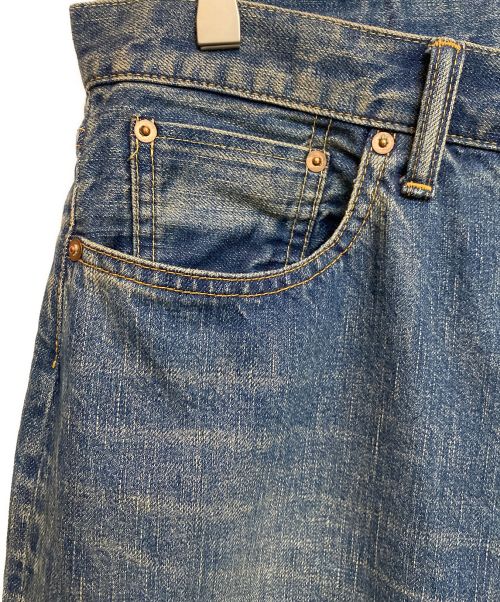 A.PRESSE（アプレッセ）A.PRESSE (アプレッセ) 22SS Washed Denim Wide Pants インディゴ サイズ:W34の古着・服飾アイテム