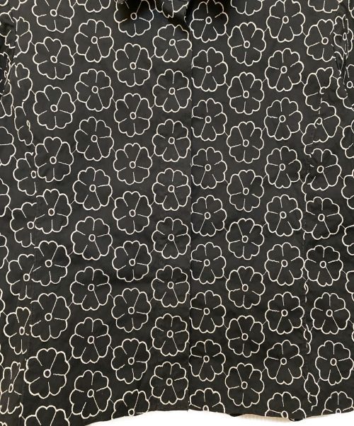 CHANEL（シャネル）CHANEL (シャネル) 花柄 八分袖 ブラウス ブラック サイズ:38の古着・服飾アイテム