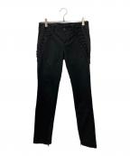 GUCCIグッチ）の古着「レースアップパンツ」｜ブラック