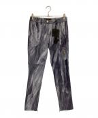 VERSACEヴェルサーチェ）の古着「総柄パンツ」｜ネイビー