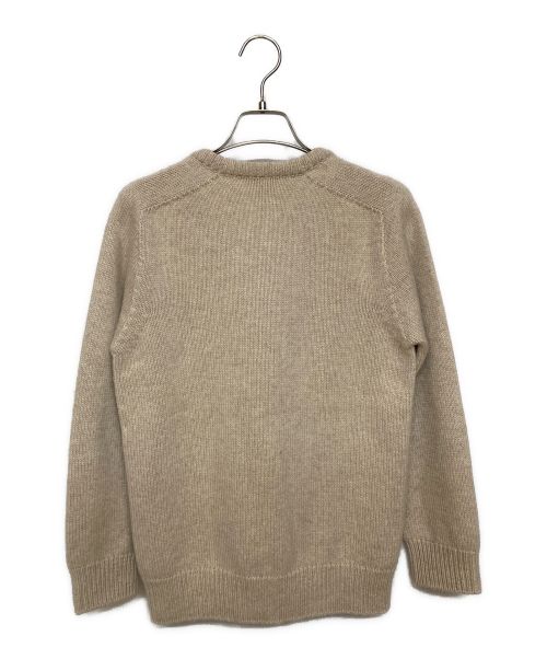CELINE（セリーヌ）CELINE (セリーヌ) Vネックカシミアニット ベージュ サイズ:XSの古着・服飾アイテム
