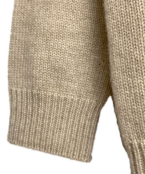 CELINE（セリーヌ）CELINE (セリーヌ) Vネックカシミアニット ベージュ サイズ:XSの古着・服飾アイテム