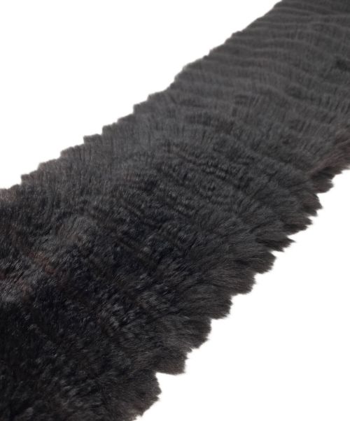 CHANEL（シャネル）CHANEL (シャネル) Orylag fur muffler（オリラグファーマフラー） ブラックの古着・服飾アイテム