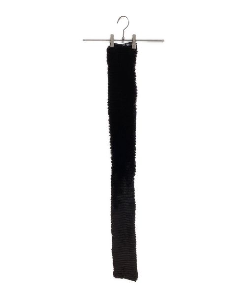CHANEL（シャネル）CHANEL (シャネル) Orylag fur muffler（オリラグファーマフラー） ブラックの古着・服飾アイテム