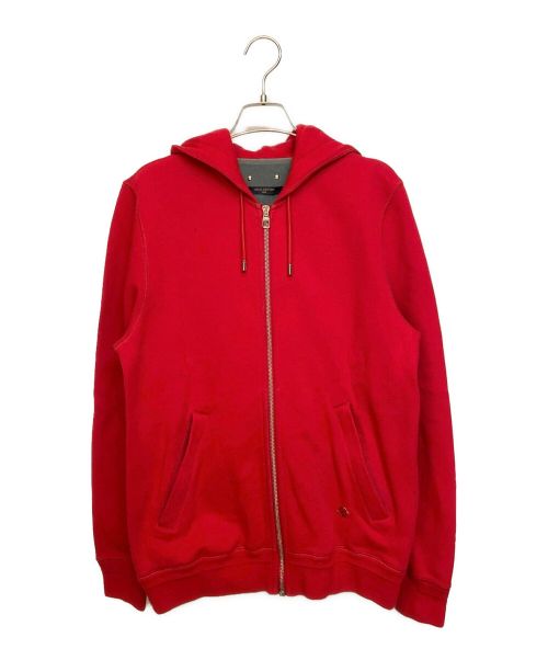 LOUIS VUITTON（ルイ ヴィトン）LOUIS VUITTON (ルイ ヴィトン) ジップアップフーディ レッド サイズ:Sの古着・服飾アイテム