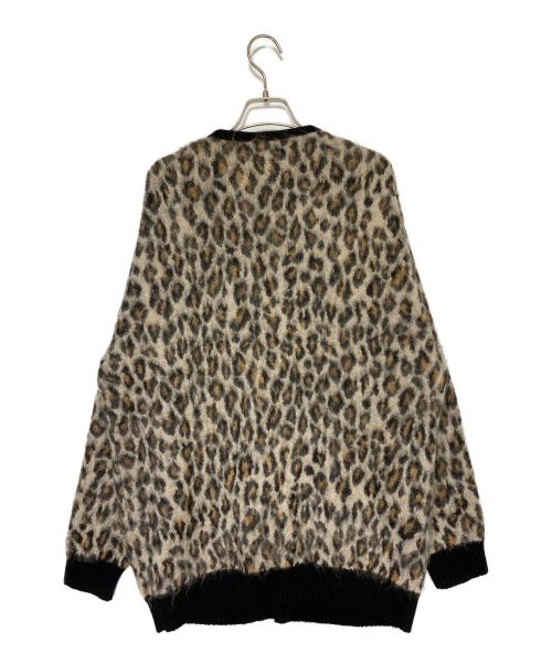 WACKO MARIA（ワコマリア）WACKO MARIA (ワコマリア) LEOPARD MOHAIR KNIT JAQUARD CARDIGAN ベージュ サイズ:Lの古着・服飾アイテム