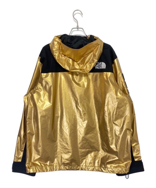 SUPREME（シュプリーム）SUPREME (シュプリーム) THE NORTH FACE (ザ ノース フェイス) METALLIC MOUNTAIN JACKET ゴールド サイズ:Lの古着・服飾アイテム