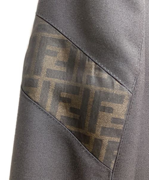 FENDI（フェンディ）FENDI (フェンディ) ズッカ切替ジャケット ブラック サイズ:46 未使用品の古着・服飾アイテム