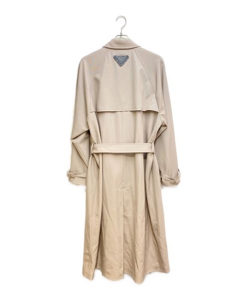 PRADA（プラダ）PRADA (プラダ) 24SS オーバーサイズトレンチコート ベージュ サイズ:48の古着・服飾アイテム