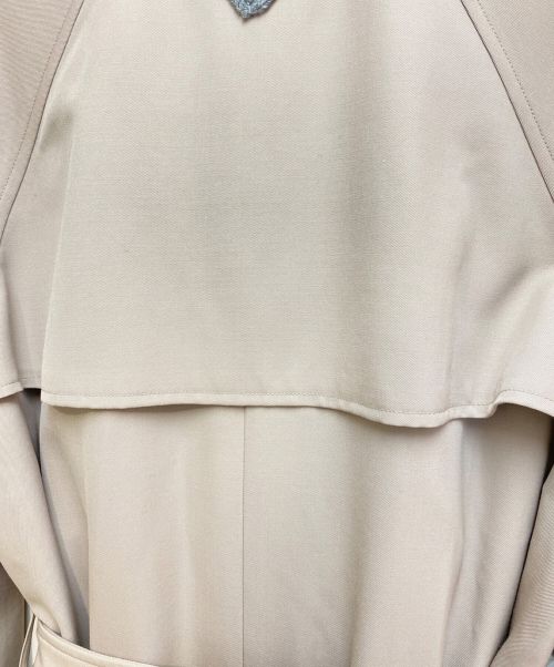 PRADA（プラダ）PRADA (プラダ) 24SS オーバーサイズトレンチコート ベージュ サイズ:48の古着・服飾アイテム