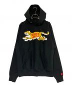 HUMAN MADE×KAWSヒューマンメイド×カウズ）の古着「HOODIE」｜ブラック