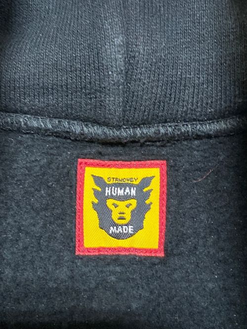HUMAN MADE（ヒューマンメイド）HUMAN MADE (ヒューマンメイド) KAWS (カウズ) HOODIE ブラック サイズ:Lの古着・服飾アイテム