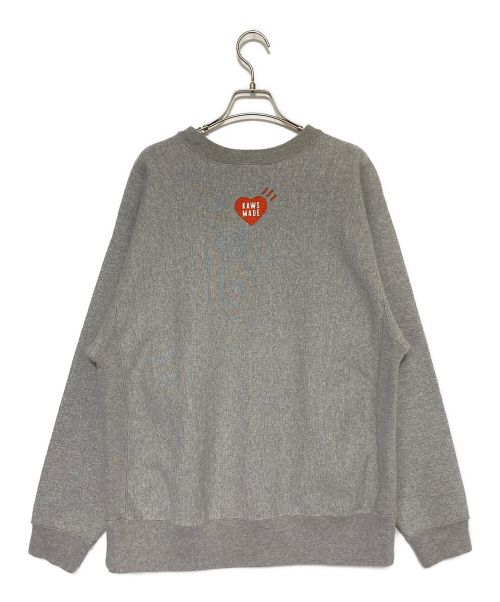 HUMAN MADE（ヒューマンメイド）HUMAN MADE (ヒューマンメイド) SWEATSHIRT グレー サイズ:XLの古着・服飾アイテム