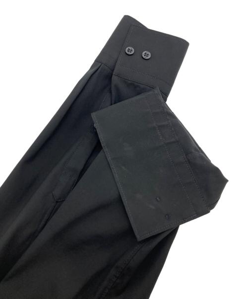 NEIL BARRETT（ニールバレット）NEIL BARRETT (ニールバレット) レザー切替シャツ ブラック サイズ:XSの古着・服飾アイテム